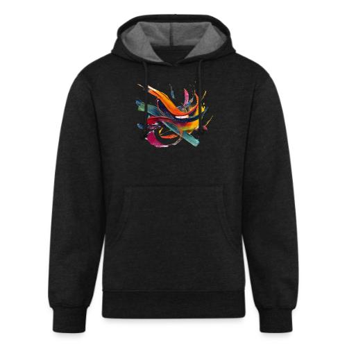 Colorful Waves - Unisex Organic Hoodie