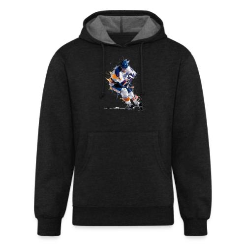 Hockey: Icy Streaks - Unisex Organic Hoodie