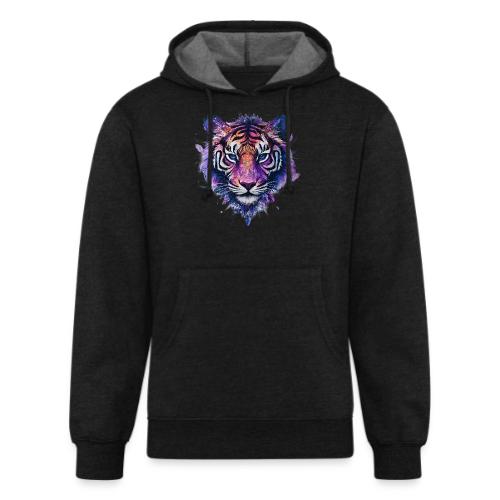 Mystic Violet Tiger - Unisex Organic Hoodie
