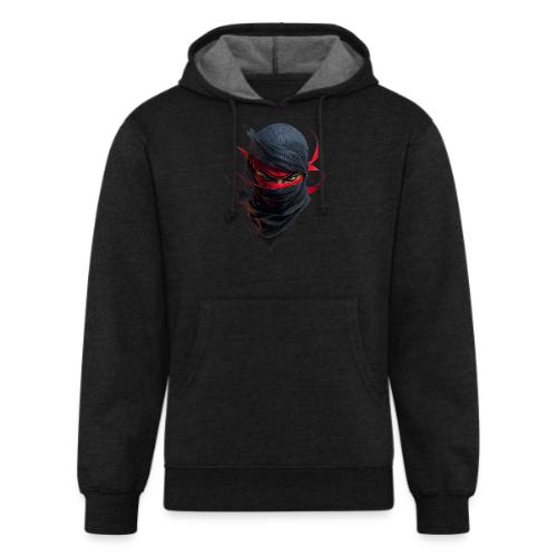 Crimson Stare Ninja - Unisex Organic Hoodie