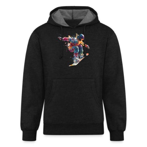 Snowboarding: Frozen Flight - Unisex Organic Hoodie