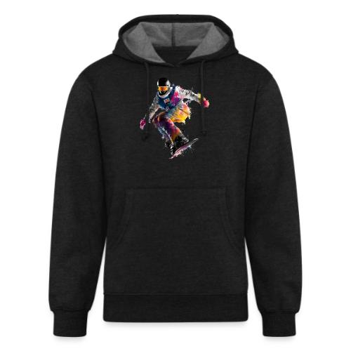 Snowboarding: Frozen Palette - Unisex Organic Hoodie