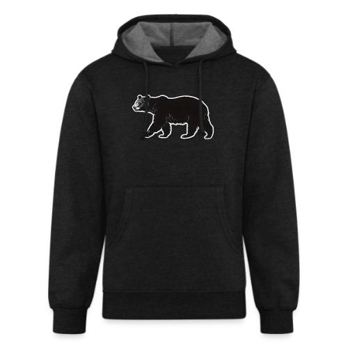 Midnight Black Bear - Unisex Organic Hoodie