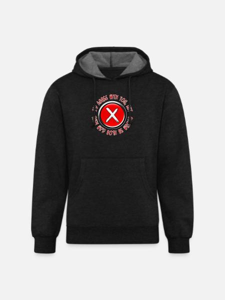 Both Be Wrong - Unisex Organic Hoodie - charcoal grey
