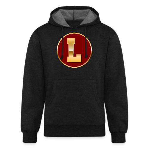 Letter L – Capital Varsity Alphabet Monogram - Unisex Organic Hoodie