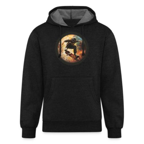 Skateboarding Flow - Unisex Organic Hoodie