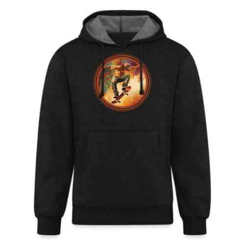 Skateboarding Mode On - Unisex Organic Hoodie