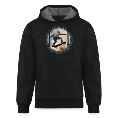 Skateboarding Energy - Unisex Organic Hoodie