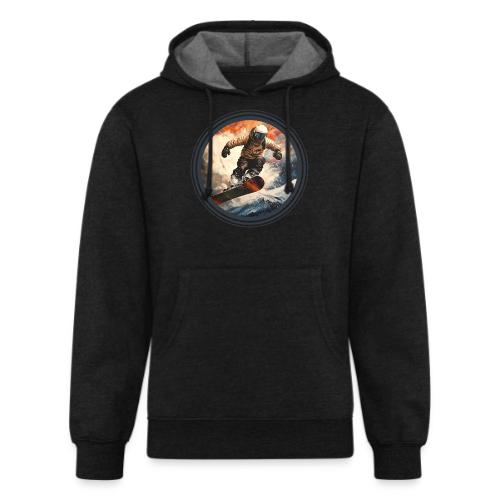 Snowboarding Elevation - Unisex Organic Hoodie