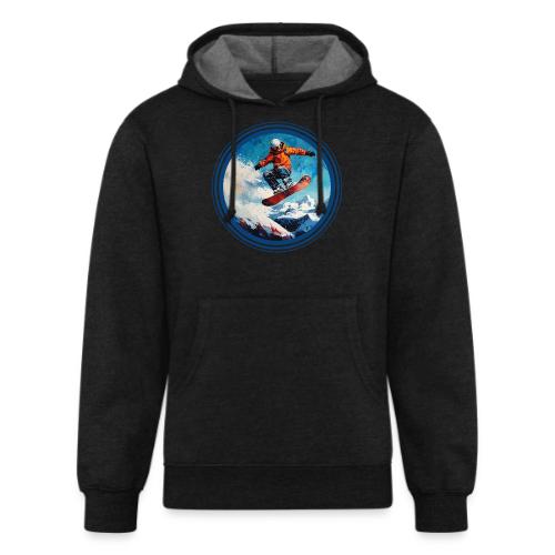 Snowboarding Vibes - Unisex Organic Hoodie