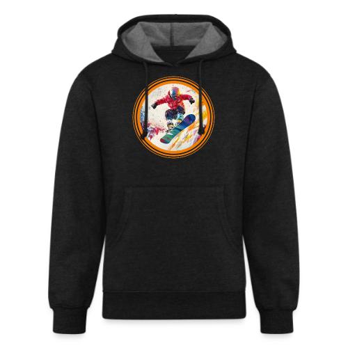 Snowboarding Horizon - Unisex Organic Hoodie