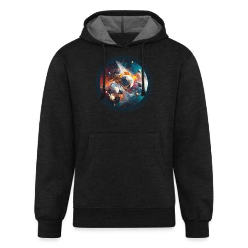 Planets in Acrylic Dreams - Unisex Organic Hoodie