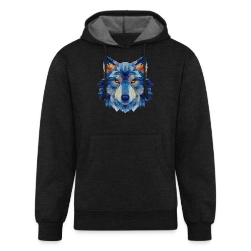 Wolf: Alpha Portrait - Unisex Organic Hoodie