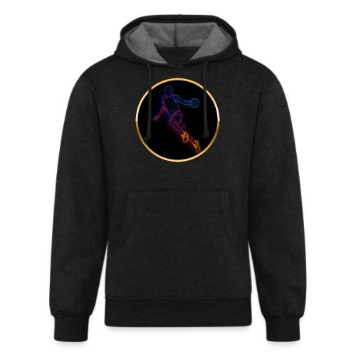 Basketball: Neon Jump Shot - Unisex Organic Hoodie