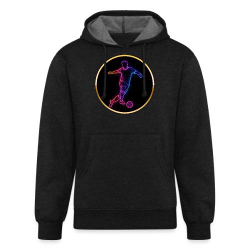 Neon Soccer Flow - Unisex Organic Hoodie