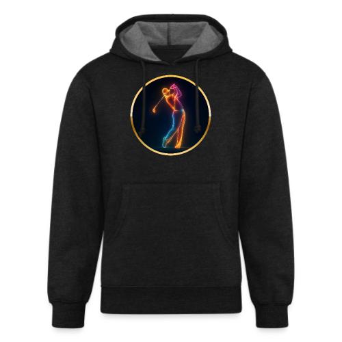 Neon Golf Motion - Unisex Organic Hoodie