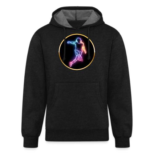 Soccer: Neon Goal Fusion - Unisex Organic Hoodie