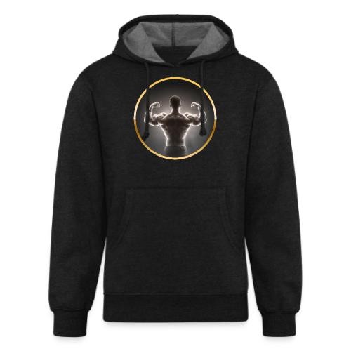 Bodybuilding: Neon Strength Frame - Unisex Organic Hoodie