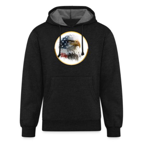 USA: Patriot Wing Emblem - Unisex Organic Hoodie