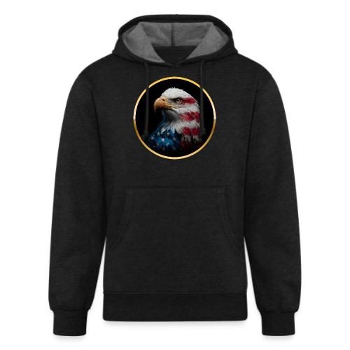 USA: Liberty Emblem - Unisex Organic Hoodie