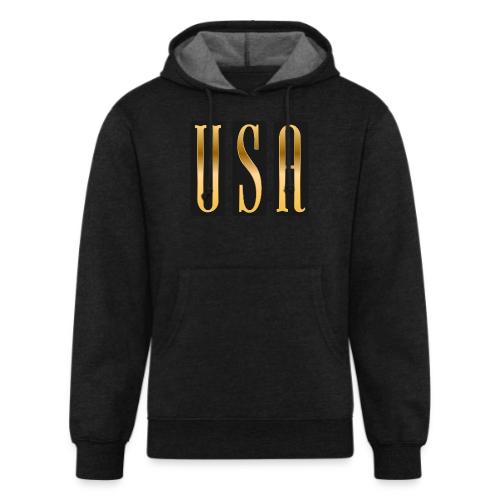 USA Gold Monolith - Unisex Organic Hoodie
