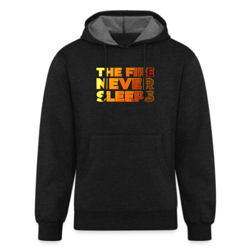 The fire never sleeps - Unisex Organic Hoodie