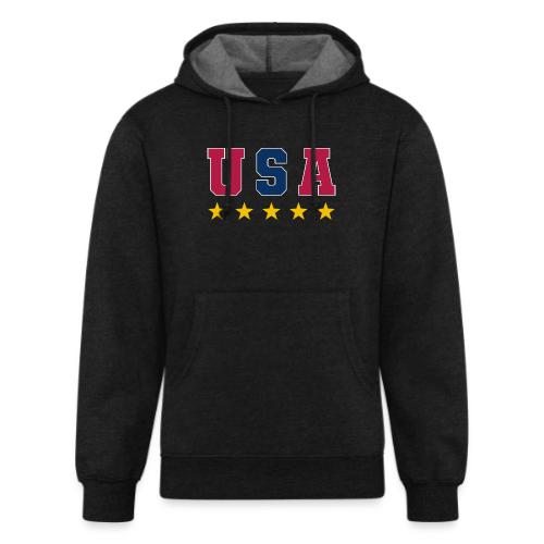 USA Varsity Stars - Unisex Organic Hoodie