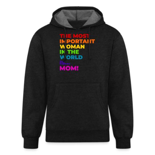 Mom: The Most Important Woman in the World - Unisex Organic Hoodie