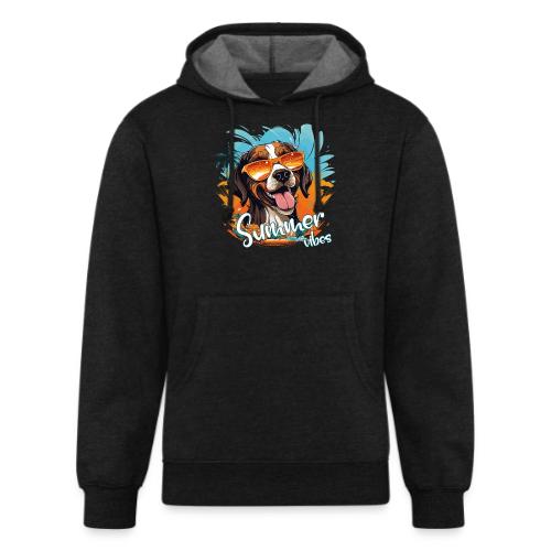 Funny Dog: Summer Vibes - Unisex Organic Hoodie