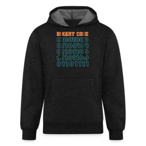 Say Hello in Binary code - Unisex Organic Hoodie