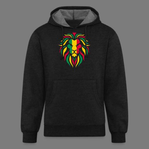 Reggae Lion & Cannabis Freedom Design - Unisex Organic Hoodie