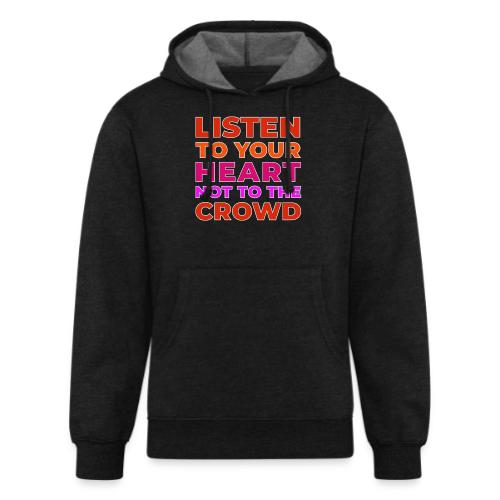 Heart Over Hype - Unisex Organic Hoodie