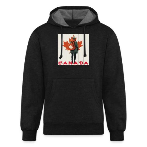 Canada: Proud Canadian Woman - Unisex Organic Hoodie