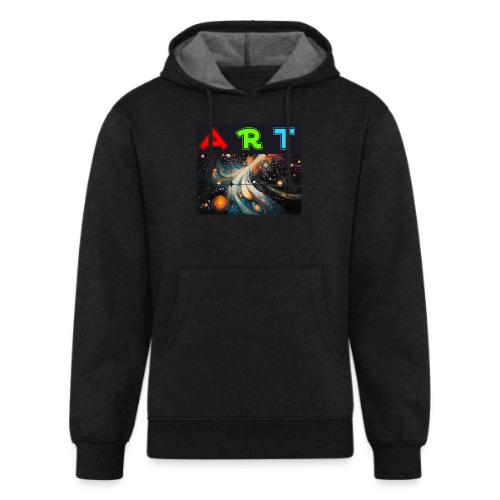 Swirls of Colorful Art - Unisex Organic Hoodie