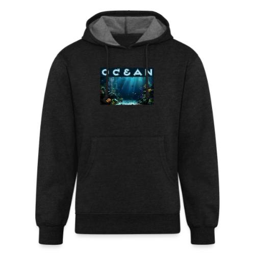 Ocean: Rainbow Reef Life - Unisex Organic Hoodie