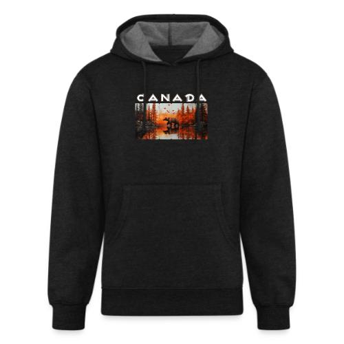 Canada Wilderness Art - Unisex Organic Hoodie