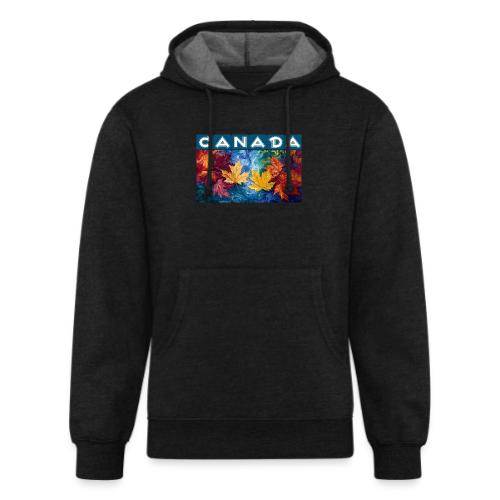 Canada in Brushstrokes - Unisex Organic Hoodie