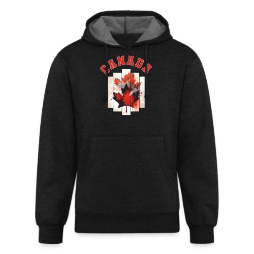 Heart of Canada Art - Unisex Organic Hoodie