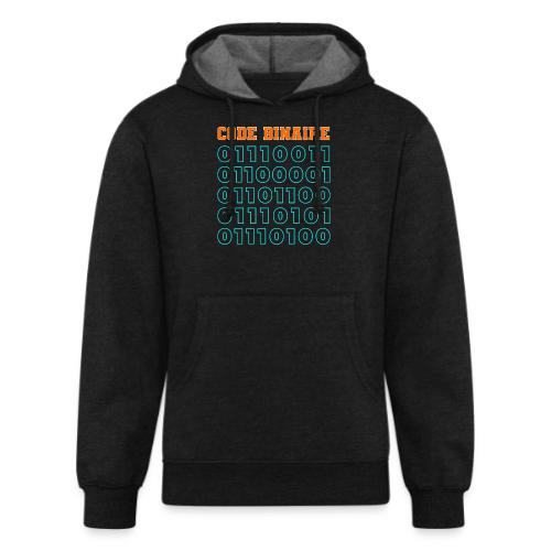 Hi in binary code - Unisex Organic Hoodie