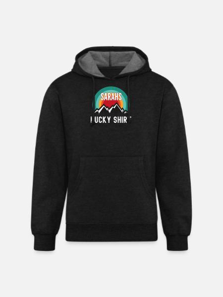 Sarahs Lucky Shirt - Unisex Organic Hoodie - charcoal grey