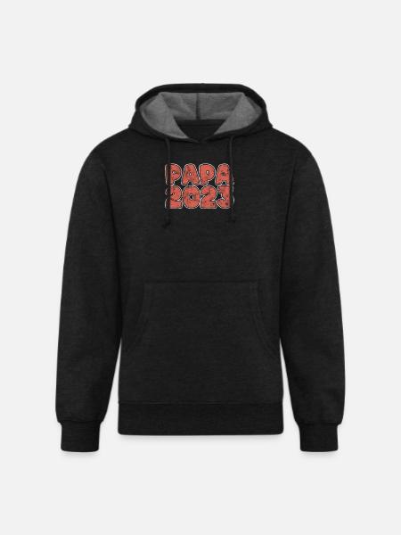 papa 2023 - Unisex Organic Hoodie - charcoal grey
