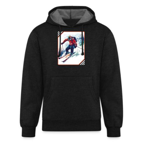 Skiing is Life - Unisex Organic Hoodie