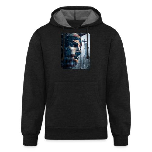 USA: Liberty in Three Visions - Unisex Organic Hoodie