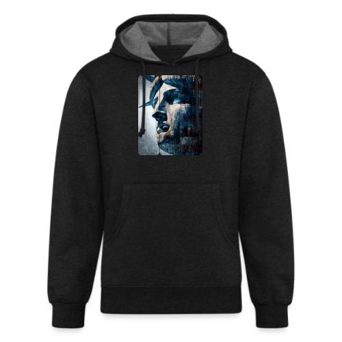 USA: Urban Liberty Triptych - Unisex Organic Hoodie