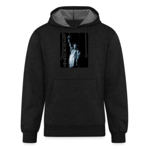 USA: Vertical Liberty - Unisex Organic Hoodie