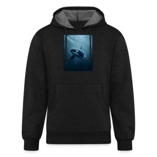 Orca Ocean Wildlife Design - Unisex Organic Hoodie