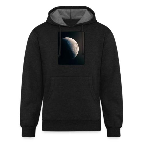 Crescent Moon Celestial Artwork - Unisex Organic Hoodie