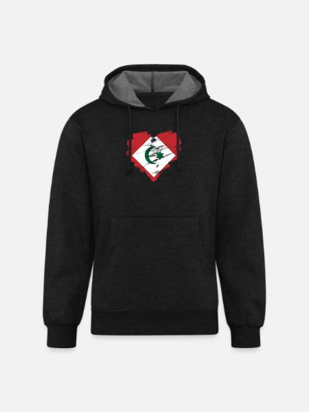 Rif Republic - Unisex Organic Hoodie - charcoal grey