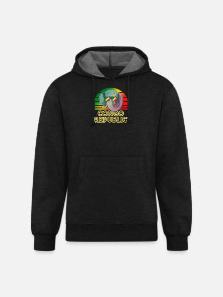 Congo Republic - Unisex Organic Hoodie - charcoal grey