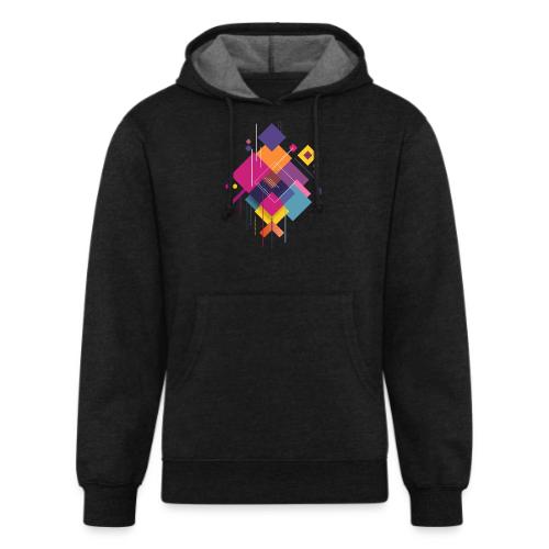 Vibrant Geometry - Unisex Organic Hoodie